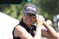 Sophie Gustafson at golf Evian Masters 2012 Royalty Free Stock Photo