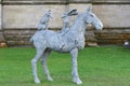 Sophie Ryder Art Exhibition at Salisbury Cathedral Royalty Free Stock Photo