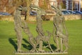 Sophie Ryder Art Exhibition at Salisbury Cathedral Royalty Free Stock Photo