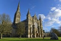 Sophie Ryder Art Exhibition at Salisbury Cathedral Royalty Free Stock Photo