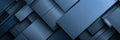 Sleek Metallic Intersections: Abstract Dark Blue Tech Background Royalty Free Stock Photo