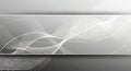 Dynamic Monochrome Abstract Wave Banner Royalty Free Stock Photo