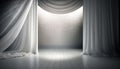 Elegant Shiny White Tulle Backdrop for Stunning Photos