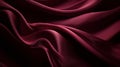 Sophisticated Burgundy Fabric Background with Elegant Wavy Texture: A Showpiece of Artistic Display