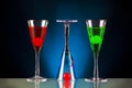 Sophisticated cocktails Royalty Free Stock Photo