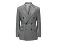 Elegant double-breasted gray suit jacket Royalty Free Stock Photo