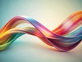 A Sophisticated and Elegant Abstract Ribbon Wave Design A Stunning Visual Composition for Backgrounds Wallpapers and Royalty Free Stock Photo