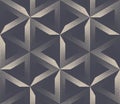 Sophisticated Geometry Triangle Grid Seamless Pattern Vector Abstract Background