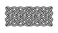 Intricate Celtic Knotwork, Traditional Interlaced Pattern, vector design Generative AI Royalty Free Stock Photo