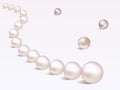 Sophisticated pearls Royalty Free Stock Photo