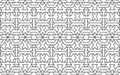 Seamless Geometric Hexagonal Line Pattern Background Royalty Free Stock Photo