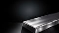 Sophisticated Silver Bar Background with Copy Space