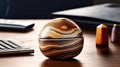 The Sophistication of a Single Paperweight Stone