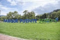 Sopo Bridge Park sign, a place of rest and connection with nature in Colombia