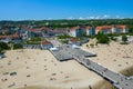 Sopot Beach Aerial View. Sopot resort in Poland from above. Sopot is major tourist destination in Poland