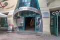 Entrance to Krzywy Domek crooked house