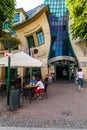Sopot, Poland - Juny, 2019: The Crooked house on the Heroes of Monte Cassino street in Sopot, Poland. The Crooked House is an Royalty Free Stock Photo