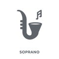 Soprano icon from Entertainment collection.