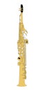 Soprano saxophone vector illustration