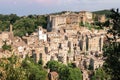 Sorano - medieval ancient town in Italy, Tuscany