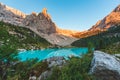 Sorapis lake in Dolomites, Italy