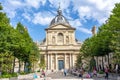 Sorbonne chapel facade in Latin quarter, Paris, France Royalty Free Stock Photo