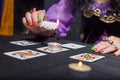 Sorceress telling fortunes