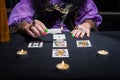 Sorceress telling fortunes