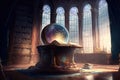 Sorcery room or wizard room. Generative AI Royalty Free Stock Photo