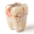 A sore tooth isolated on white background Royalty Free Stock Photo