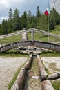 Sorgenti del Piave - Source of the river Piave in Italy