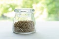 Sorghum Seeds in a Jar