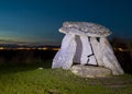 Sorginetxe dolmen in the plains of Alava Royalty Free Stock Photo