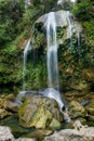 Soroa Waterfall, Sierra Rosario Biosphere Reserve, Pinar del Rio, Cuba Royalty Free Stock Photo