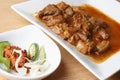 Sorpotel is a spicy pork curry from portuguese