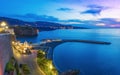 Sorrento and Gulf of Naples - popular tourist destination in Italy Royalty Free Stock Photo