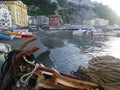 Sorrento Harbor with Boats, Hotels and Anchor