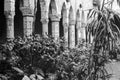 1961, Sorrento, Italy - Colonnade of the Cloister of San Francesco