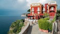 View of the Tyrrhenian sea coast in Sorrento, Italy Royalty Free Stock Photo