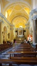 Sorrento, Italy - May 27, 2023: The ancient cathedral of Santa Maria delle Grazie, founded in 1512 in Massa Lubrense