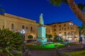 Sorrento, Italy, May 21, 2022: Night view of Piazza Sant'Antonin Royalty Free Stock Photo