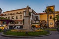 Sorrento, Italy, May 21, 2022: Night view of Piazza Sant'Antonin Royalty Free Stock Photo