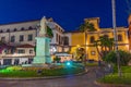 Sorrento, Italy, May 21, 2022: Night view of Piazza Sant'Antonin Royalty Free Stock Photo