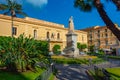 Sorrento, Italy, May 21, 2022: Piazza Sant'Antonino in Sorrento, Royalty Free Stock Photo