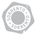 Sorrento stamp rubber grunge