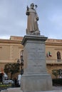 Sorrento - Statua del protettore in Piazza Sant`Antonino Royalty Free Stock Photo