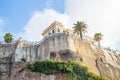 Sorrento on Summer. Beautiful view on rocks and houses