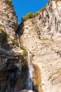 The Sorrosal waterfall in the Pyrenean mountains Royalty Free Stock Photo