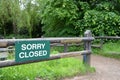 Sorry closed sign. Royalty Free Stock Photo