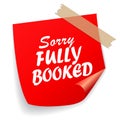 Fully booked note paper Royalty Free Stock Photo